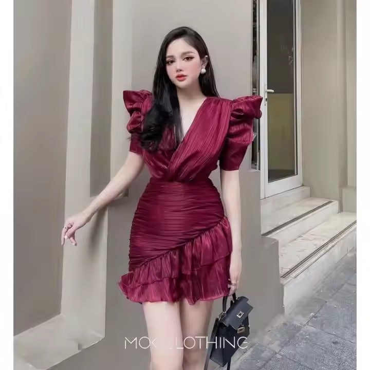 Neck Dress for Women Casual Good Price Natural Casual Washable Customized Packaging Vietnamese Manufacturer