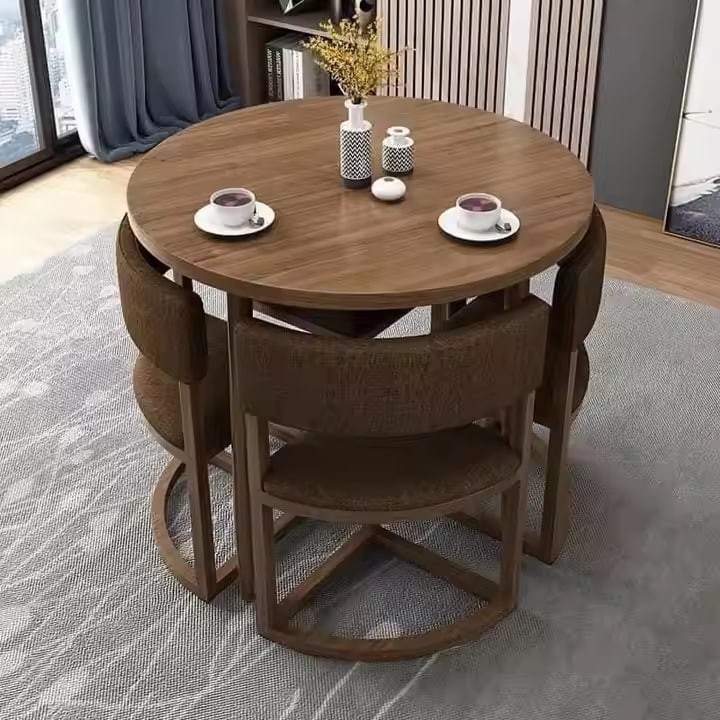 Home Furniture - Modern Style Dining Table Sets Wooden Tables and Chairs From Vietnam Ready for Export