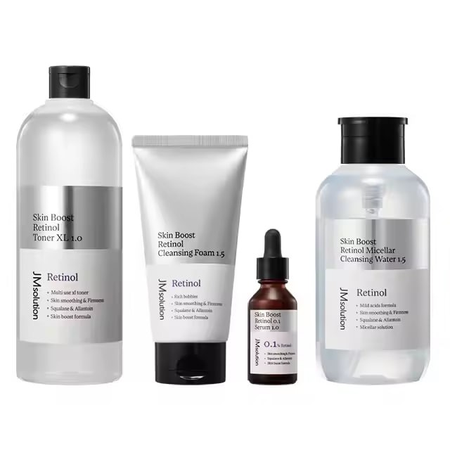 JMSOLUTION SKIN BOOST RETINOL skin care set New Arrival Hot Selling Korean Skincare Product Wholesale korean supplier
