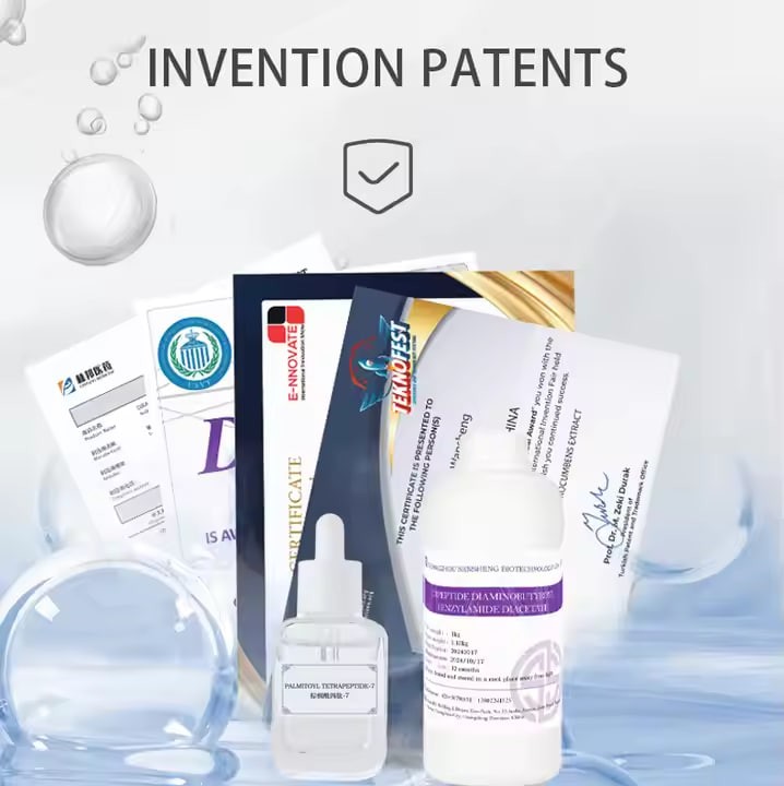 Private Label Anti Inflammatory PALMITOYL TETRAPEPTIDE-7 Extract Skin Cosmetic Face Cream Essence Care Raw Material Product