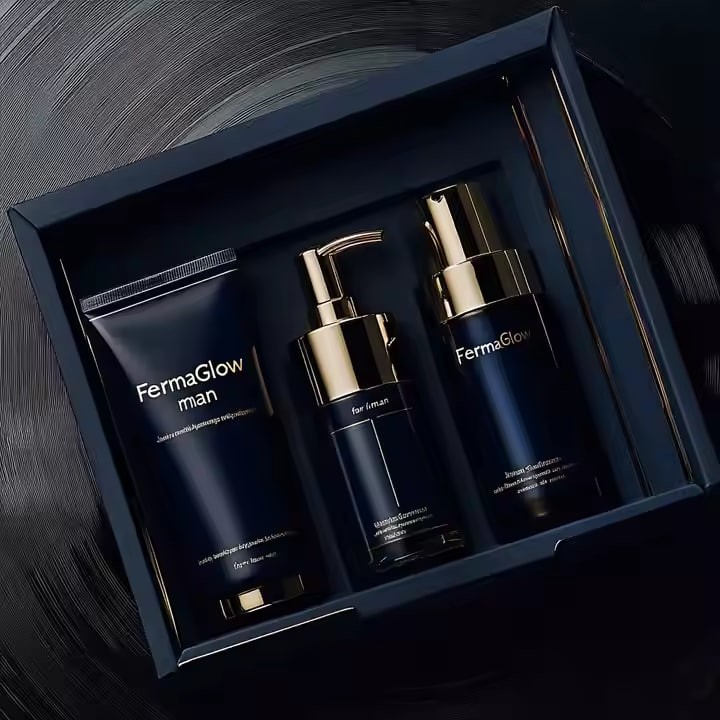 Biological Fermented Skincare,vitamin c Anti Aging Wrinkle Removal Moisturizing Hydrating Private Label Men's Skin Care Set