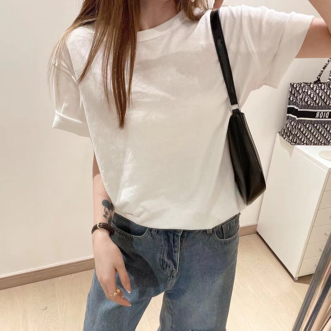 Ujia Short-sleeved T-shirt Youjia All-match Short-sleeved Crewneck Parent-child Children's Clothing Men's and Women's Clothing Base Shirt