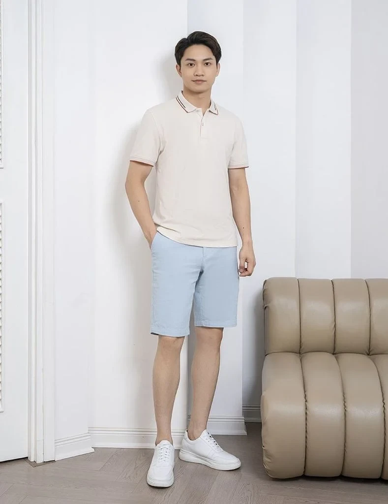 MPU009S4 high-end men's polo shirt