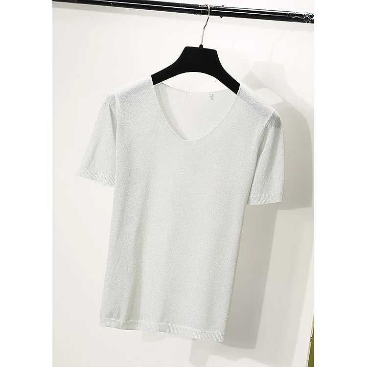Women's multi-colored short-sleeved shirt spring-summer 2020 Haint Boutique ale24