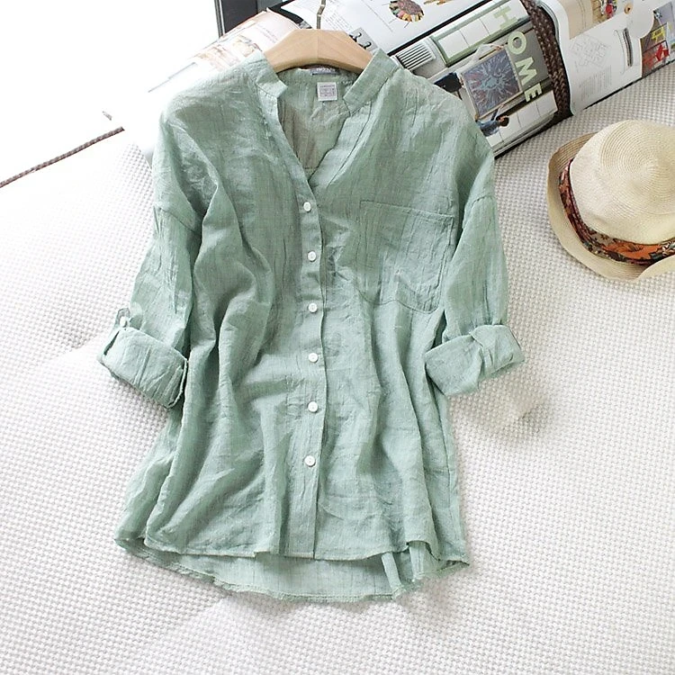 Women's Office Shirts, 2 Pocket Shirts, Cool Fabric Shirts Suitable for Summer HB172