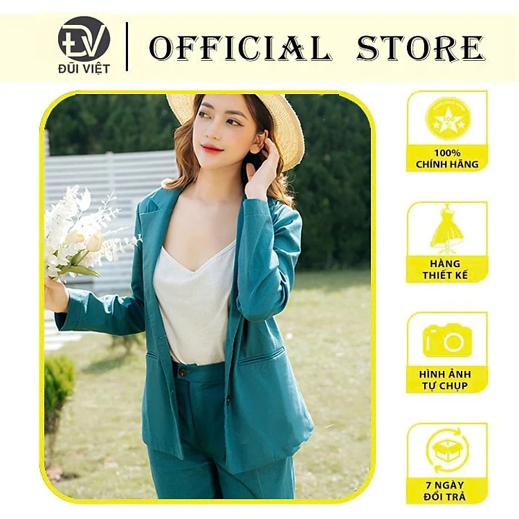 Women's blazer blazer set with light design in spring and summer fashion for Vietnamese women