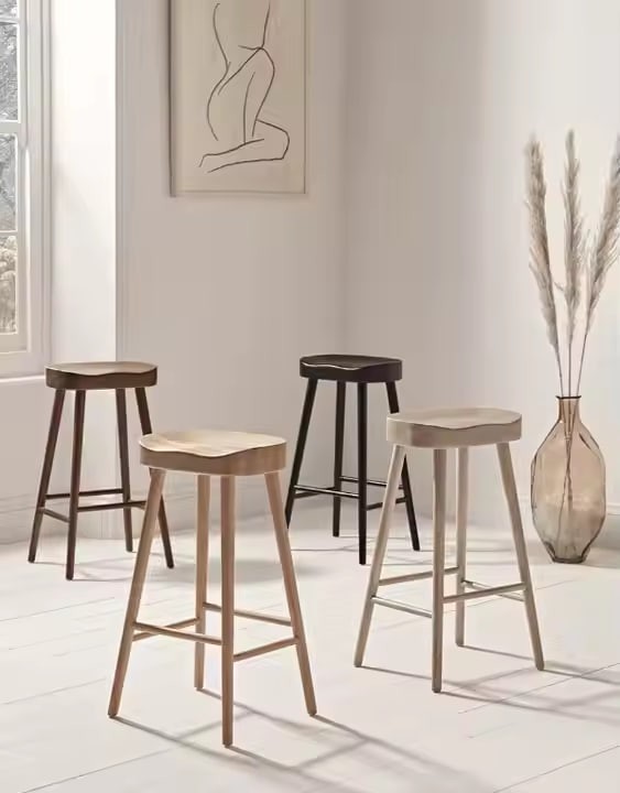 Top Sale - Modern Design Wooden Bar Stool High Chair Kitchen Stool for Home Restaurant Bar High Quality for Export