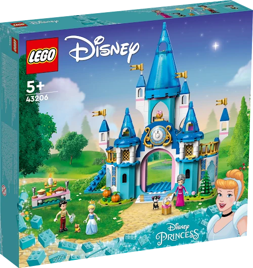 LEGO DISNEY PRINCESS 43206 Cinderella and Prince Castle Toys