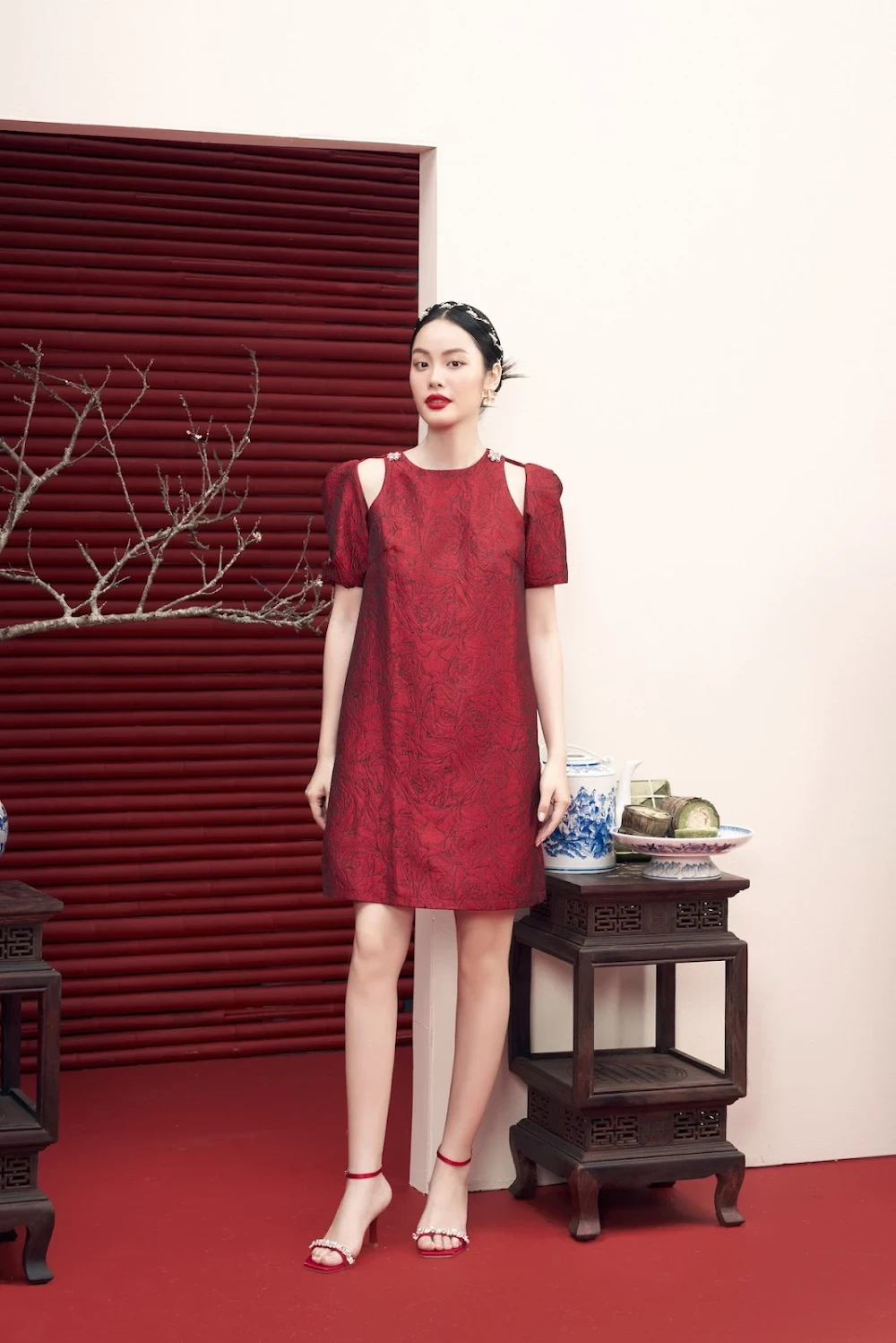 Chic 01 Red Rose Dress