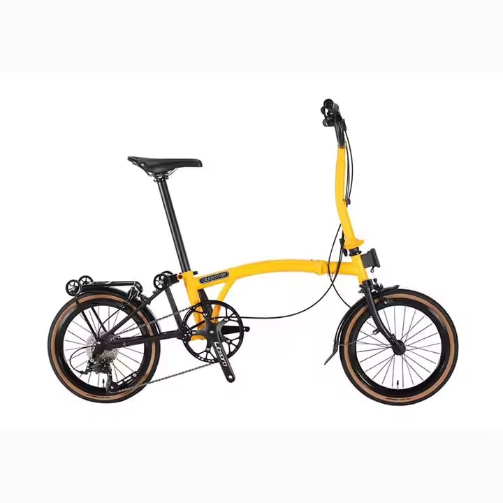 CRANSTON 16inch Tri-folding Bike 9speed High Quality Steel Frame Light Weight Y bar M bar 9S Mini Foldable Bicycle Folding Bike