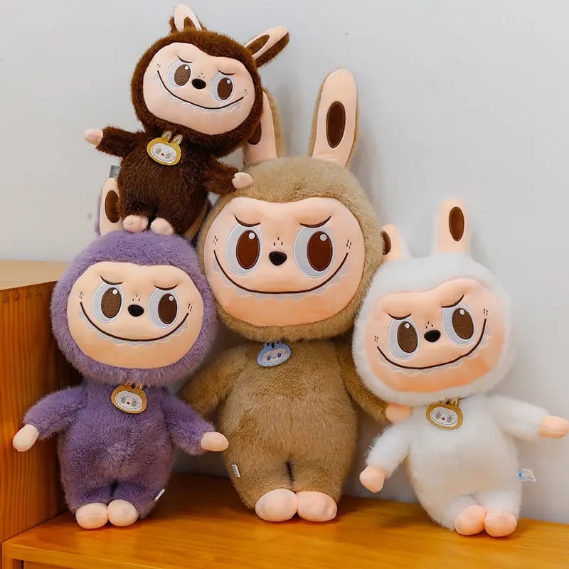 Hot Sale Kids Pop Mart Labubu Plush Sleeping Toys 45cm Soft Cute Kids Labubu Monster Figure Girls Gifts Plushies Dolls