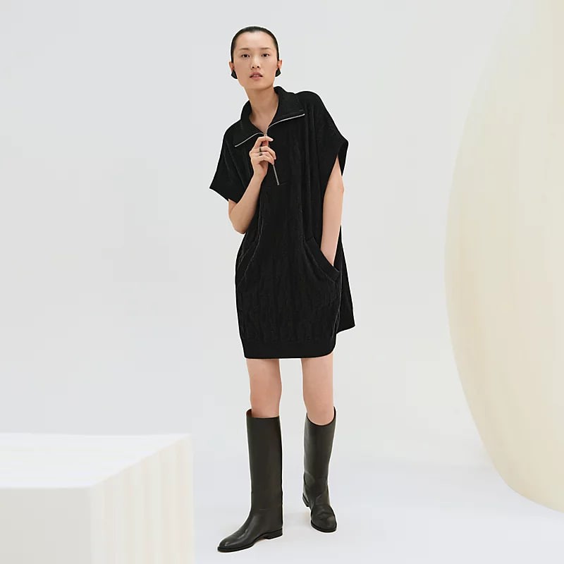 "H" sweatshirt dress
