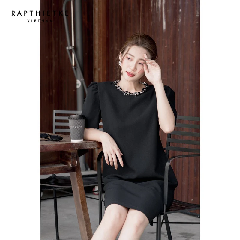 Titi 04 Arabic Dress (Black, Freesize)