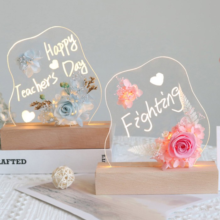 Immortal Rose Art 3D Led Night Light