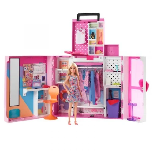 Barbie's Dream Fashion Wardrobe Toy BARBIE HGX57