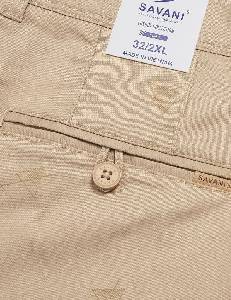 Men's khaki shorts MSO008S4