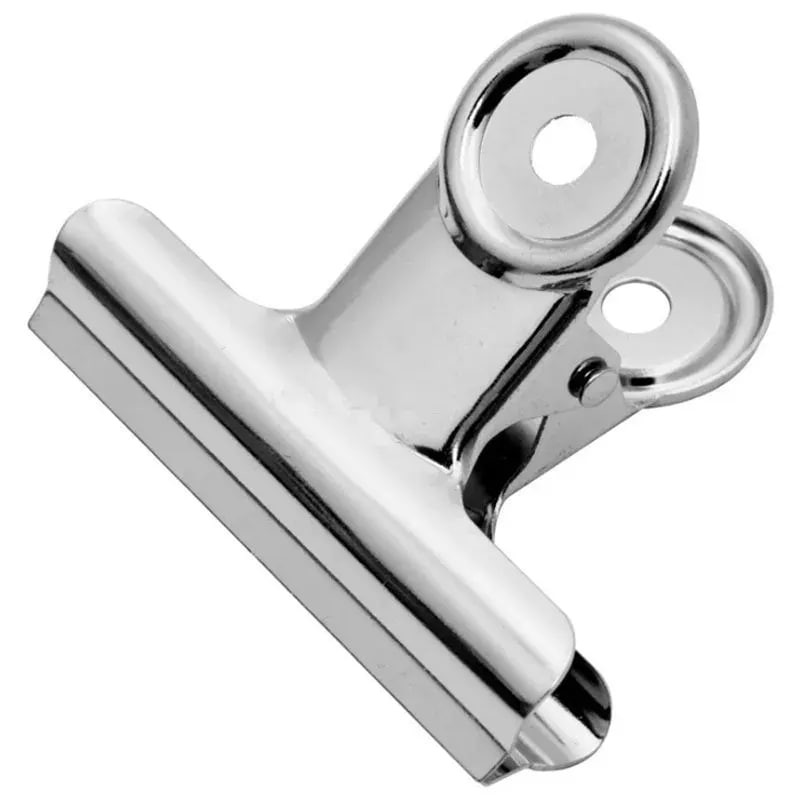 Silver Tone Stainless Steel French Manicure Tools C Curve Nail Clip for Acrylic Gel Nail Art Tips Extension for Office Use