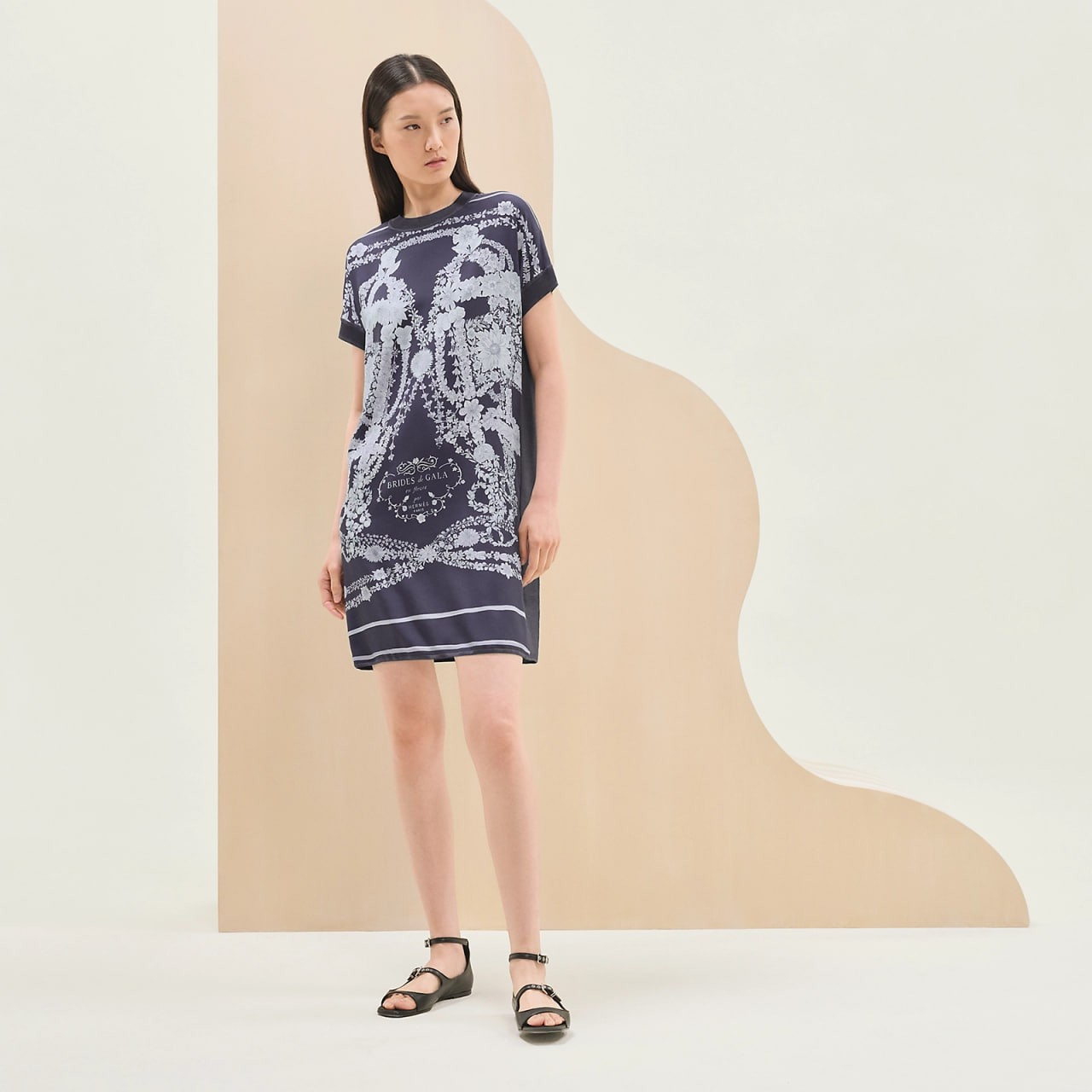 "Brides de Gala en Fleurs" twillaine tunic dress