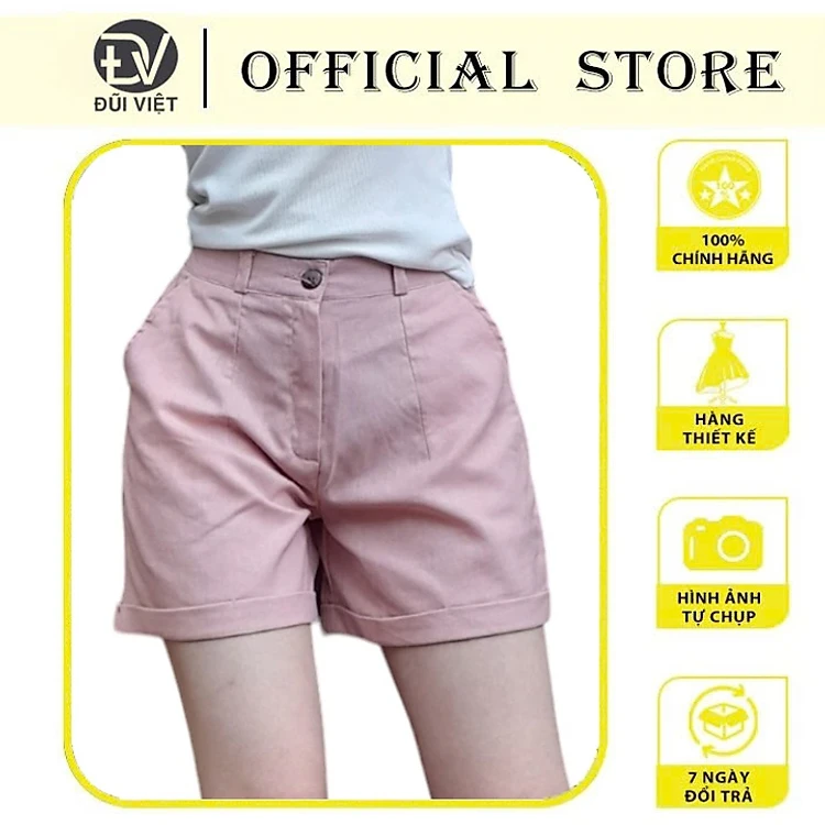 Women's wide-leg shorts in cool linen material suitable for summer or beach wear, multi-color QD21