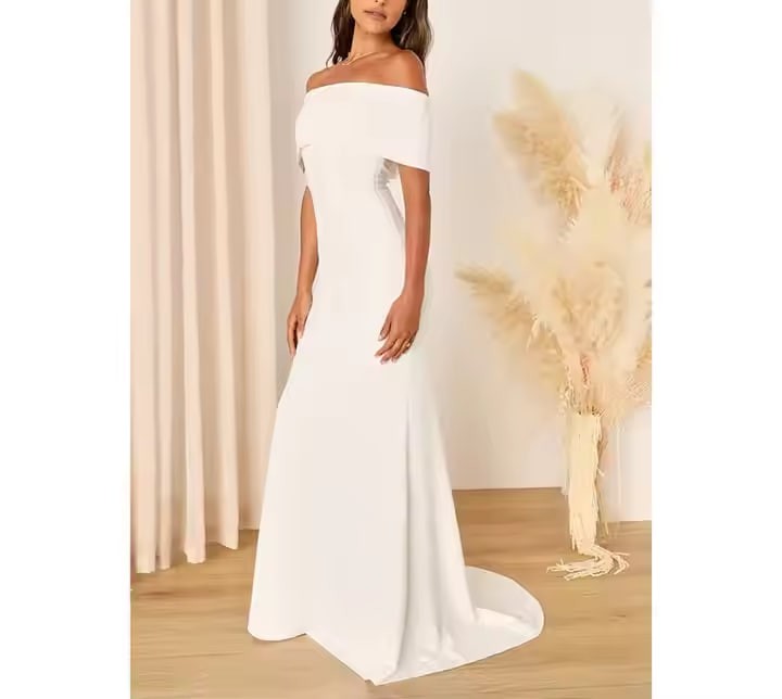 Summer Custom Beautiful Women's Dress New Slim-Fitting Corset One-Shoulder Ruffled Design Casual Style