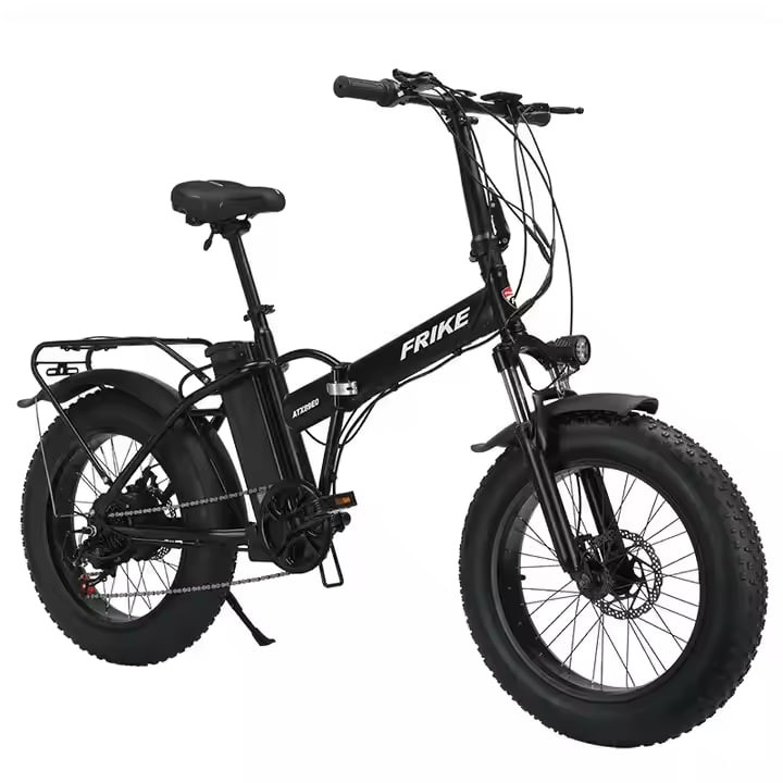 Folding Electric Bicycle 36V 350Wfat Tire Electric Bicycle City 8Ah Electric Bicycles for Adults