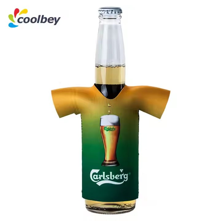 Creative Travel Garden Custom Portable Single Stand up Beer Bottle Football Can Cooler Tube Free Shipping