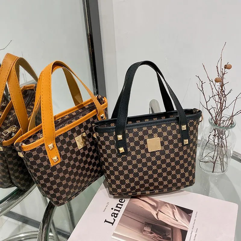 Latest Exquisite Fashion Package Stylish Designer PU Totes Luxury Women Floral Bag Ladies Handbag