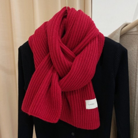 160cm Premium Plain Woven Wool Towel Smooth Wool Towel Christmas Gift KH6