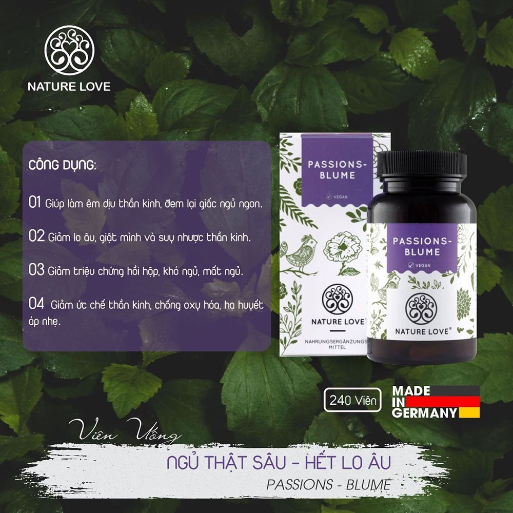 Nature Love Passions Blume, 240 capsules