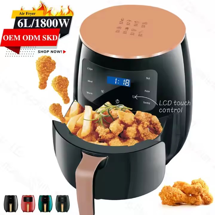 4.5L 6L 8L 12L Consumer Reports Best Hot Mini Rack Without Oil As Seen As Silver crest Air Fryer Without Oil