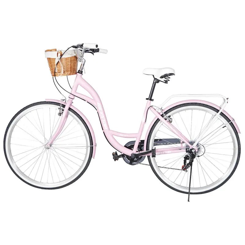 Ladies Bicycle with Basket with the Flowers Decorative Bicycle Ladies Bicycle with Basket