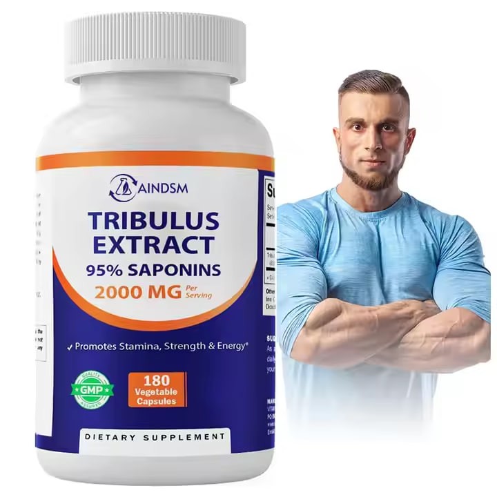 OEM/ODM Organic Tribulus Terrestris Capsules Support Energy Vitality Vitamins Type Tribulus Terrestris Extract Capsule