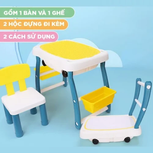 Peek a Boo large size study table with chair for children